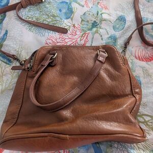 Elegant Brown Leather Women's Bag